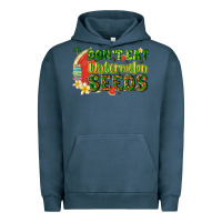 Pigment Midnight Navy dont eat watermelon seeds with summer Urban Hoodie - texasbilliewilder
