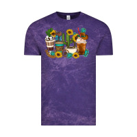 Cloud Purple Coffee cups Vintage Tee - Artiststas