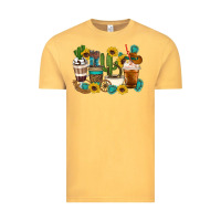 Vintage Mustard Coffee cups Vintage Tee - Artiststas
