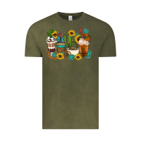 Vintage Olive Coffee cups Vintage Tee - Artiststas