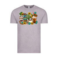Vintage Zinc Coffee cups Vintage Tee - Artiststas