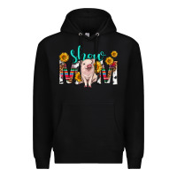 Black show mom mothers day Premium Hoodie - texasbilliewilder