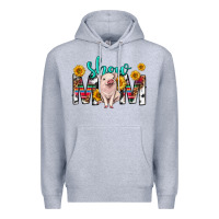 Heather Grey show mom mothers day Premium Hoodie - texasbilliewilder
