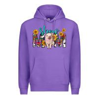 Purple show mom mothers day Premium Hoodie - texasbilliewilder