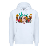 White show mom mothers day Premium Hoodie - texasbilliewilder