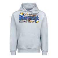 Heather Grey brother volleyball Urban Hoodie - Zillion Design Studio