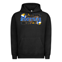 Pigment Black brother volleyball Urban Hoodie - Zillion Design Studio
