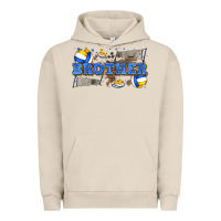 Pigment French Oak brother volleyball Urban Hoodie - Zillion Design Studio