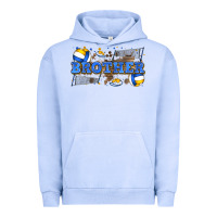 Pigment Grape Ice brother volleyball Urban Hoodie - Zillion Design Studio