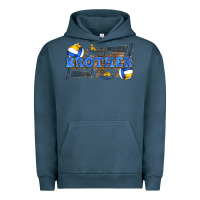 Pigment Midnight Navy brother volleyball Urban Hoodie - Zillion Design Studio