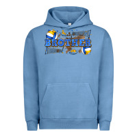Pigment Pebble Blue brother volleyball Urban Hoodie - Zillion Design Studio