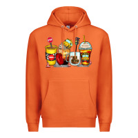 Carrot bus driver coffee cups Premium Hoodie - Zillion Design Studio