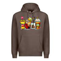 Coffee bus driver coffee cups Premium Hoodie - Zillion Design Studio