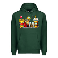 Sports Green bus driver coffee cups Premium Hoodie - Zillion Design Studio