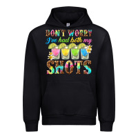 Black dont worry ive had both my shots Urban Hoodie - texasbilliewilder
