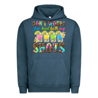 Pigment Midnight Navy dont worry ive had both my shots Urban Hoodie - texasbilliewilder