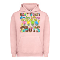 Pigment Salmon dont worry ive had both my shots Urban Hoodie - texasbilliewilder