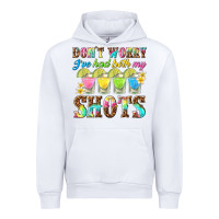 White dont worry ive had both my shots Urban Hoodie - texasbilliewilder