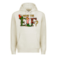 Oatmeal Heather whar the elf  christmas Premium Hoodie - RanaPortraitStore