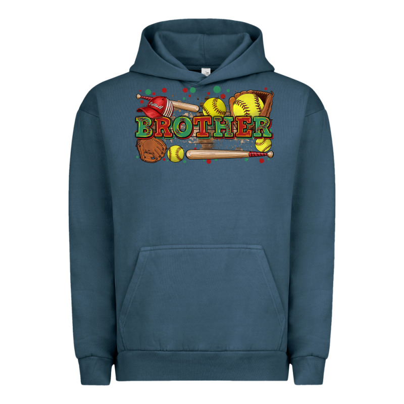 Brother Softball Urban Hoodie by Zillion Design Studio | Teevron
