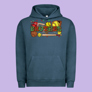 Brother Softball Urban Hoodie Designed By Zillion Design Studio