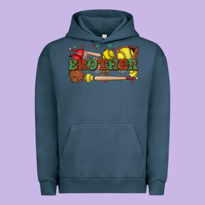 Brother Softball Urban Hoodie Designed By Zillion Design Studio