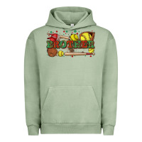 Pigment Oil Green brother softball Urban Hoodie - Zillion Design Studio