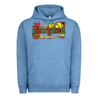Pigment Pebble Blue brother softball Urban Hoodie - Zillion Design Studio