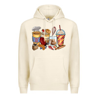 Tofu bakery coffee cups Premium Hoodie - Zillion Design Studio