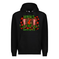 Black santa's favorite elf Premium Hoodie - RanaPortraitStore