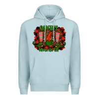 Blue Mist santa's favorite elf Premium Hoodie - RanaPortraitStore