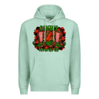Seafoam santa's favorite elf Premium Hoodie - RanaPortraitStore