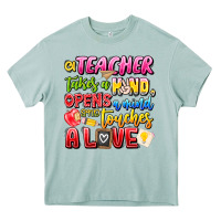 Arona a Teacher Takes a Hand Opens a mind and Touches A Heavy Core Tee - CowhideDigitalArt