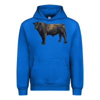 Cobalt black angus bull Urban Hoodie - RanaPortraitStore