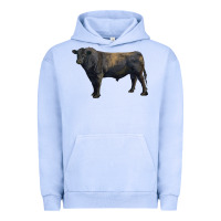 Black Angus Bull Urban Hoodie | Teevron