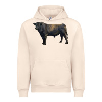 Sandshell black angus bull Urban Hoodie - RanaPortraitStore