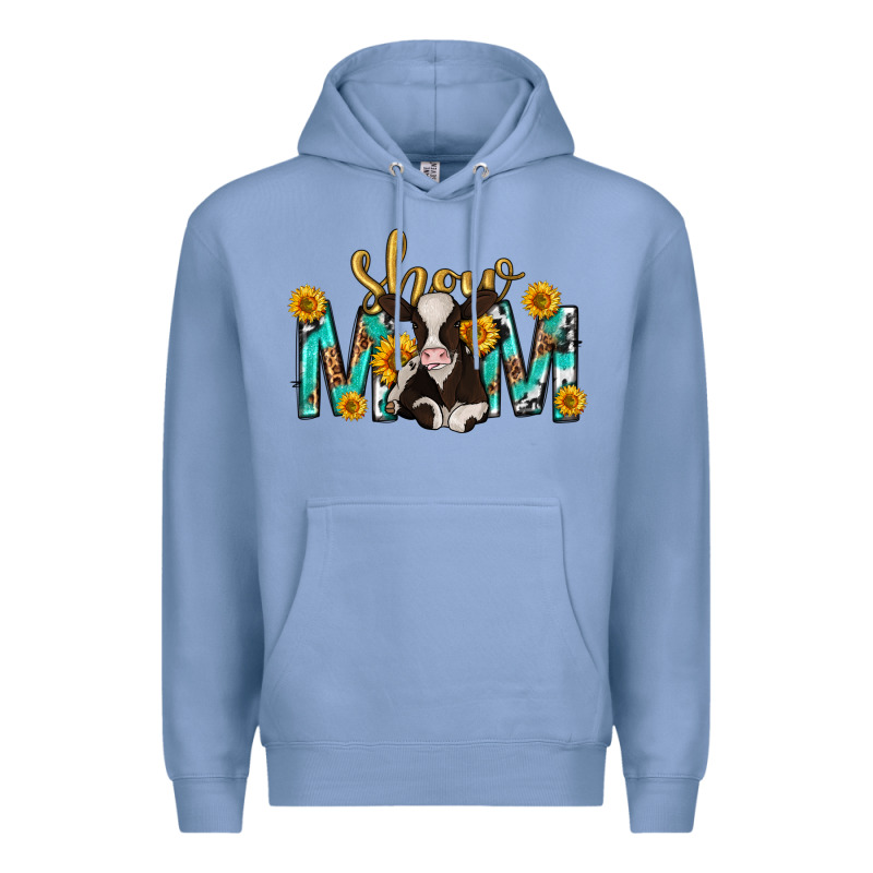 Show Mom With Cow Mothers Day Premium Hoodie by texasbilliewilder | Teevron