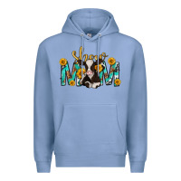 Colony Blue show mom with cow mothers day Premium Hoodie - texasbilliewilder