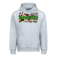 Heather Grey brother soccer Urban Hoodie - Zillion Design Studio