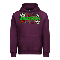 Mauve Wine brother soccer Urban Hoodie - Zillion Design Studio