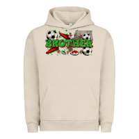 Pigment French Oak brother soccer Urban Hoodie - Zillion Design Studio