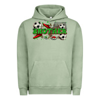 Pigment Oil Green brother soccer Urban Hoodie - Zillion Design Studio