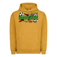 Pigment Peanut Butter brother soccer Urban Hoodie - Zillion Design Studio