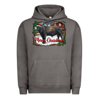 Pigment Tornado merry christmas black angus bull and farm Urban Hoodie - RanaPortraitStore