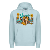 Blue Mist show mom with horse mothers day Premium Hoodie - texasbilliewilder
