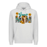 Dove Grey show mom with horse mothers day Premium Hoodie - texasbilliewilder