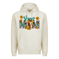 Oatmeal Heather show mom with horse mothers day Premium Hoodie - texasbilliewilder