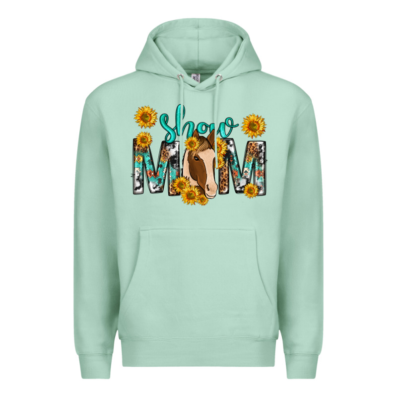 Show Mom With Horse Mothers Day Premium Hoodie by texasbilliewilder | Teevron