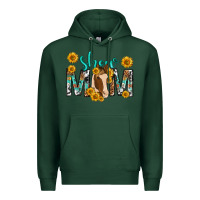 Sports Green show mom with horse mothers day Premium Hoodie - texasbilliewilder