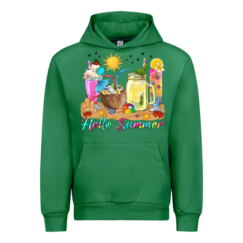 Hello Summer Drinks Urban Hoodie by texasbilliewilder | Teevron